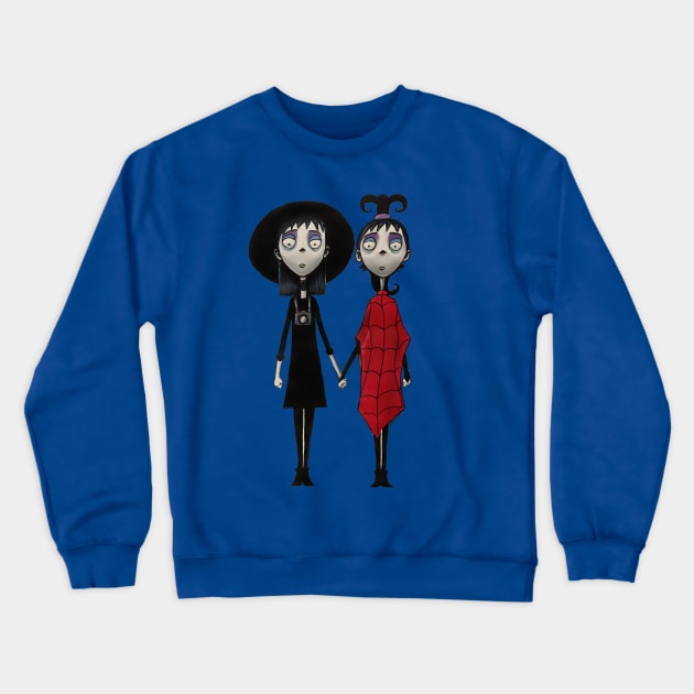 The Deetz Twins Crewneck Sweatshirt by LeeHowardArtist